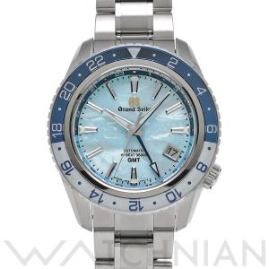 中古 グランドセイコー Grand Seiko スポーツコレクション メカニカル ハイビート36000 GMT キャリバー9S 25th SBGJ275 スカイブルー メンズ 腕時計｜ippuukishi