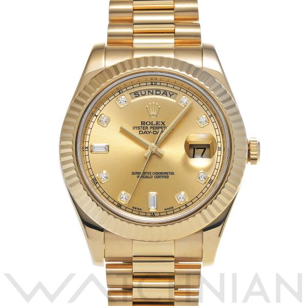 中古 ロレックス ROLEX デイデイト II 218238A V番(2010年頃製造) シャンパン...