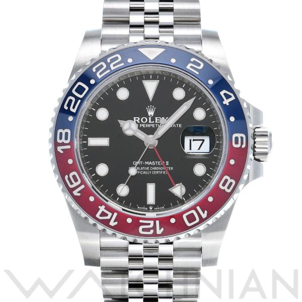 中古 ロレックス ROLEX GMTマスターII 126710BLRO ランダムシリアル ブラック ...