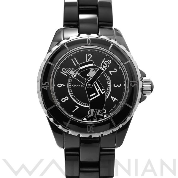 中古 シャネル CHANEL マドモアゼル J12 38mm リミテッドエディション H5242 ブ...