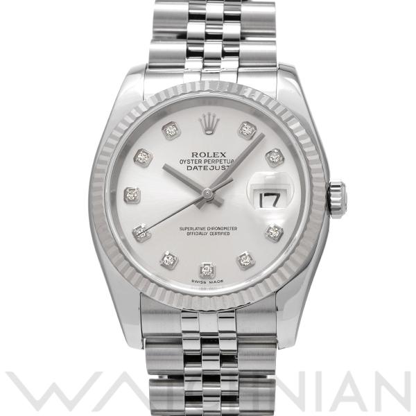 中古 ロレックス ROLEX デイトジャスト 36 116234G D番(2006年頃製造) シルバ...