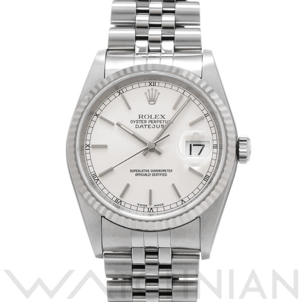 中古 ロレックス ROLEX デイトジャスト 16234 F番(2004年頃製造) シルバー メンズ...