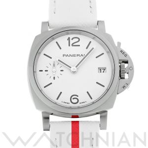 中古 パネライ PANERAI ルミノール ドゥエ ルナ・ロッサ PAM01306 Y番(2022年製造) ホワイト メンズ 腕時計｜ippuukishi