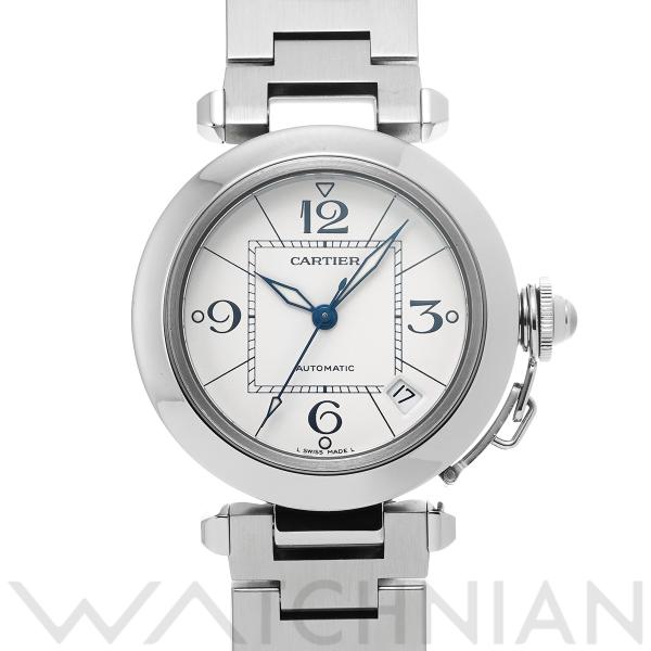 中古 カルティエ CARTIER パシャC W31074M7 ホワイト ユニセックス 腕時計