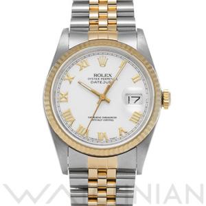 中古 ロレックス ROLEX デイトジャスト 16233 R番(1989年頃製造) ホワイト メンズ...