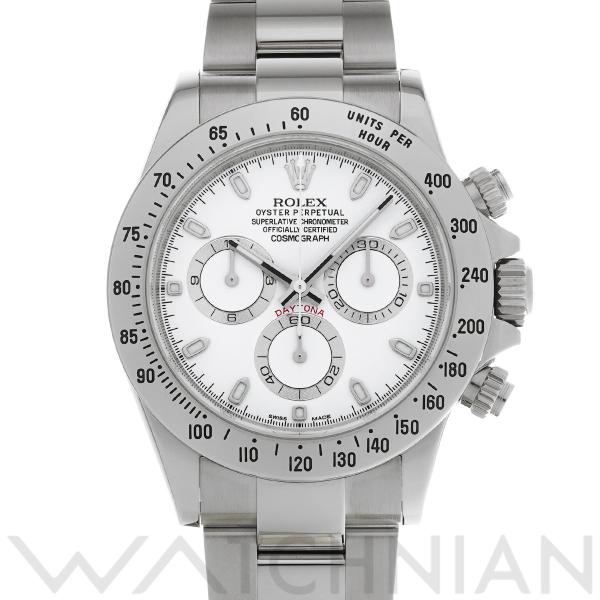 中古 ロレックス ROLEX コスモグラフ デイトナ 116520 ランダムシリアル ホワイト メン...