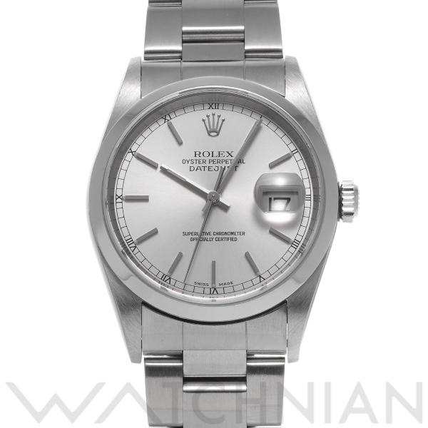 中古 ロレックス ROLEX デイトジャスト 16200 K番(2001年頃製造) シルバー メンズ...