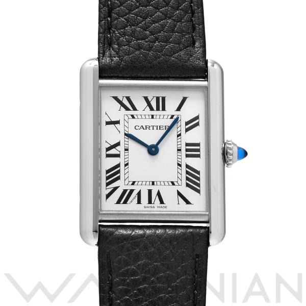 中古 カルティエ CARTIER タンク マスト LM WSTA0041 シルバー レディース 腕時...