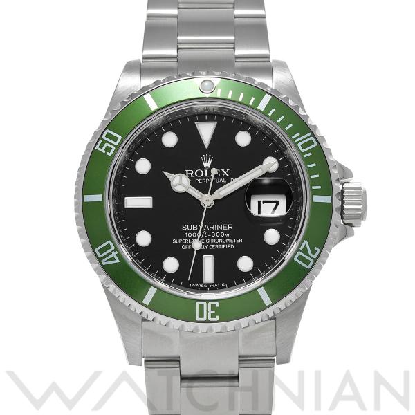 中古 ロレックス ROLEX サブマリーナ デイト 16610LV M番(2008年頃製造) ブラッ...