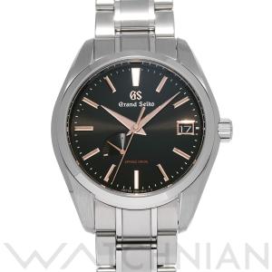 中古 グランドセイコー Grand Seiko ヘリテージコレクション スプリングドライブ SBGA401 ブラック メンズ 腕時計｜ippuukishi