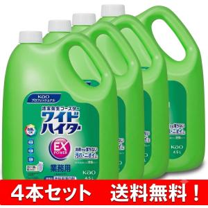 花王 ワイドハイター EXパワー【 液体タイプ 】業務用 4.5L お得な4本セット