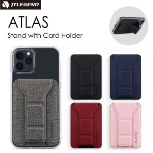 JTLEGEND Atlas 貼り付け スマホ スタンド カードホルダー 全5色 カード収納 スマホスタンド 薄型 軽量 スマートフォン iphone android｜iq-labo