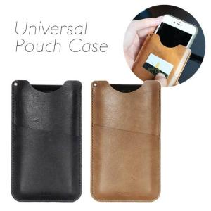 ROCK Universal Pouch Case レザーケース 全3色 スマートフォンケース カードケース ストラップホール付｜iq-labo