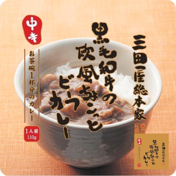 レトルトカレー/三田屋総本家欧風ちょこっとビーフカレー110g　パウチ入り商品