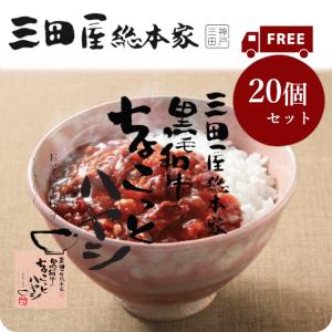 送料無料/レトルトハヤシ/三田屋総本家黒毛和牛のちょこっとハヤシ110ｇ2袋入x20個｜iqfarms