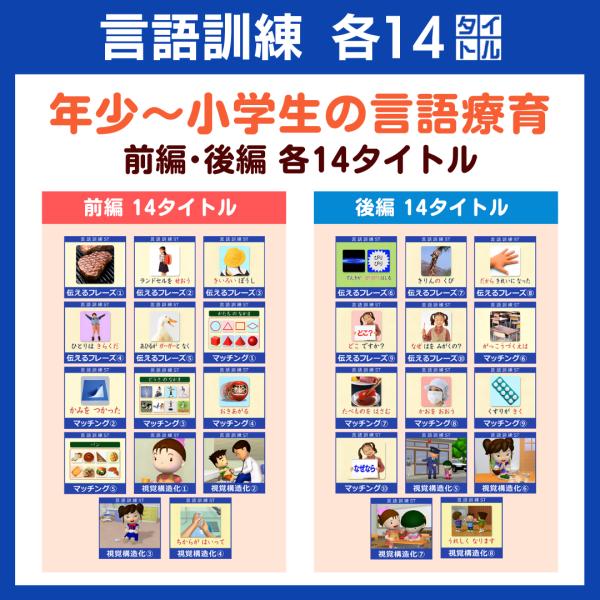 【新】言語訓練ST・各14タイトル《6ヵ月見放題》