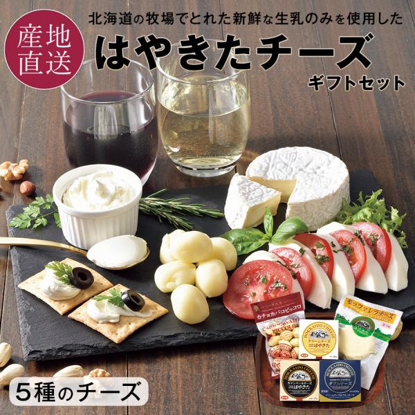 チーズ ギフト 北海道 はやきたチーズ 5種 詰め合わせ 食べ比べ 夢民舎 早来チーズ アソート 北...