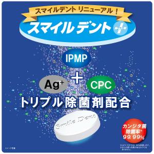 入れ歯洗浄剤 スマイルデントPLUS 120錠...の詳細画像1
