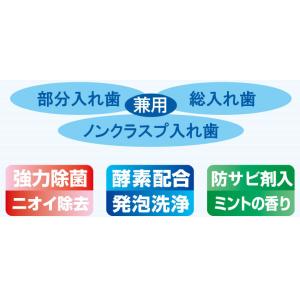 入れ歯洗浄剤 スマイルデントPLUS 120錠...の詳細画像3