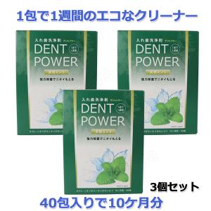 ユニバル デントパワー 10ヵ月用 3個セット　｜入れ歯でドットコム