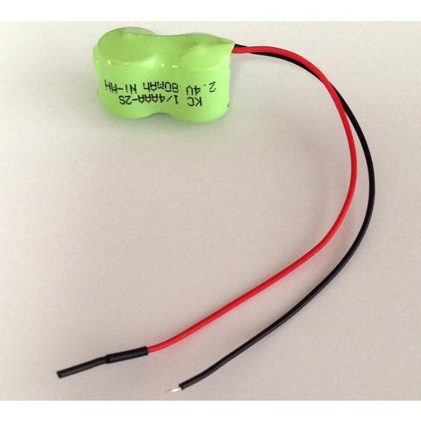 2.4V 80mAh Ni-MH 充電池 1/4AAA-2S【NiMH ニッケル水素バッテリー デジ...