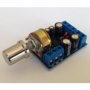 低電圧駆動小型ステレオアンプ基板(部品取付済) TDA2822M WX