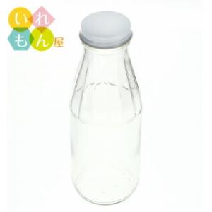 K-400 丸瓶 1本入 調味料瓶 ふた付 ガ...の詳細画像2