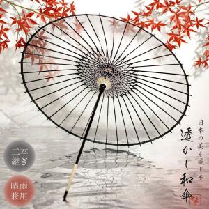 和傘 特選蛇の目傘 蛇の目柄 赤 自社調合植物油 ／雨傘／番傘 : 和傘