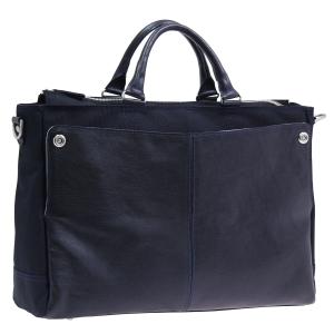 フェリージ Felisi 10-105 ビジネスバッグ ブリーフケース ネイビー Felisi（フェリージ） ナイロン×レザー ブリーフケース 10/105-DS