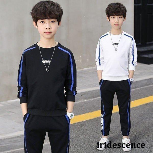 子供服 男の子 トレーナー セットアップ ジャージ キッズ 上下 長袖パーカ 秋着 ジュニア 2点セ...