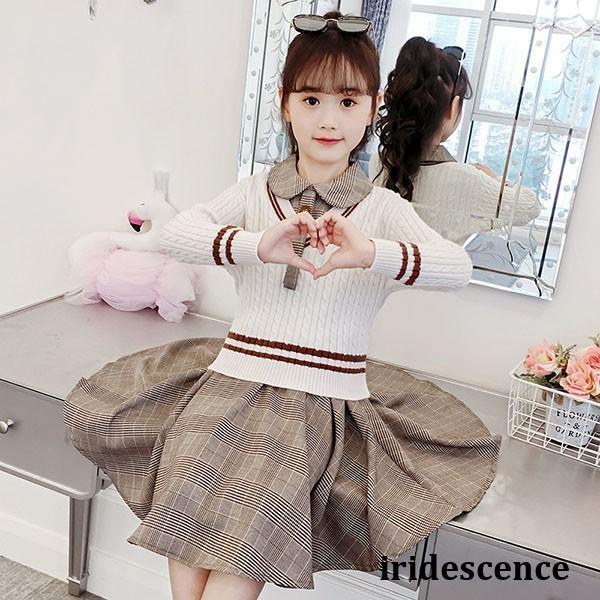 子供服 セットアップ キッズ 女の子 長袖 春秋 上下セット 韓国子供服 ジュニア ニットセーター ...