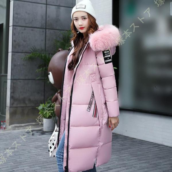 セール レディース ロング 大きいサイズ ダウンジャケット ダウンコットン リアルファー ロングダウ...