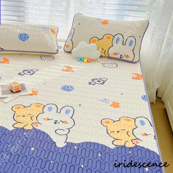 夏用 洗える 敷きパッド マットレスカバー ラテックス素材 通気性 放熱性 吸汗 敷きふとんカバー ...