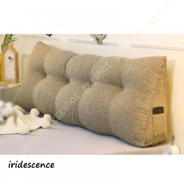 ウェッジ クッション ウェッジ枕ヘッドボード 洗える ウェッジ ベッド読書枕 オフィス ソファーベッ...