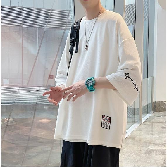 Tシャツ メンズ ビッグシルエット オーバーサイズ ゆったり クレーターパイル生地 ロゴ刺繍 おしゃ...