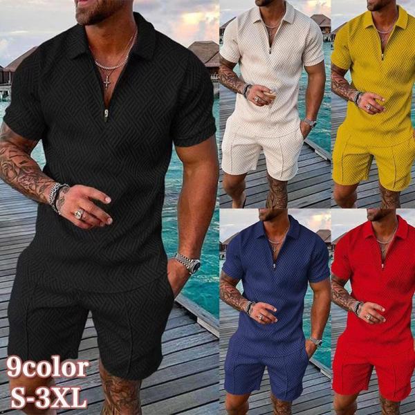 ジャージ メンズ 上下セット 2点セット Tシャツ パンツ 40代 50代 夏物 セットアップ おし...