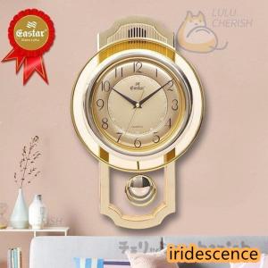 電波時計 掛け時計 303振り子時計シルバー/インテリア 壁掛け