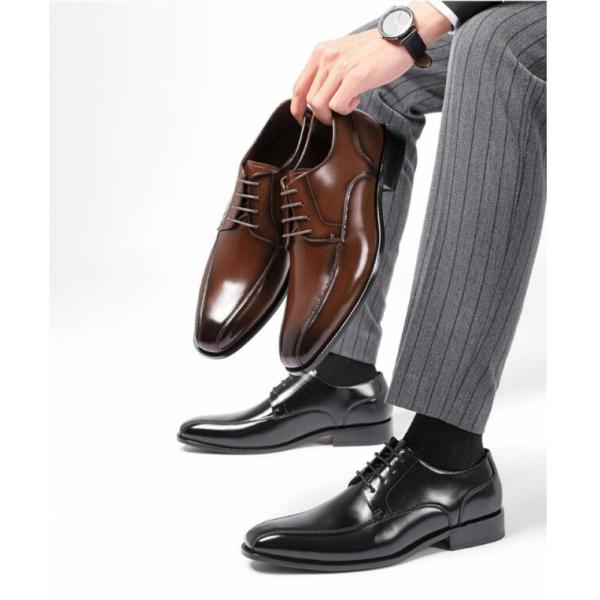 ビジネスシューズ メンズ 紳士靴 革靴 高級靴 ドレスシューズ 皮鞋 軽量 履き心地 通気 快適 滑...