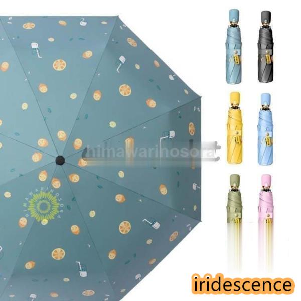 6色！折りたたみ傘 ひんやり傘 晴雨兼用 自動開閉 花柄 撥水 軽量 折り畳み 傘 レディース 遮光...
