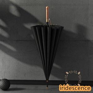 傘 メンズ レディース 16本骨 高級感 長傘 晴雨兼用 日傘 撥水 丈夫 雨傘 紳士 ビジネス傘 かさ 遮光 カサ 軽量 軽い 大きめ 梅雨対策 耐風 ワンタッチ UVカット