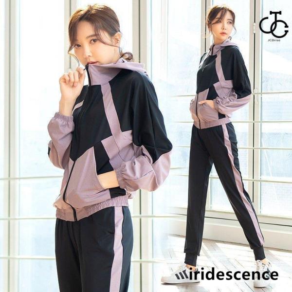 トレーニングウエア 2点セット レディース スポーツウェア ランニングウェア ウォーキング ヨガウェ...