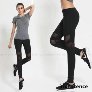 美品　yosa ウェア　ロングスパッツ　L L レギンス スパッツ ロング レディース スポーツウェア