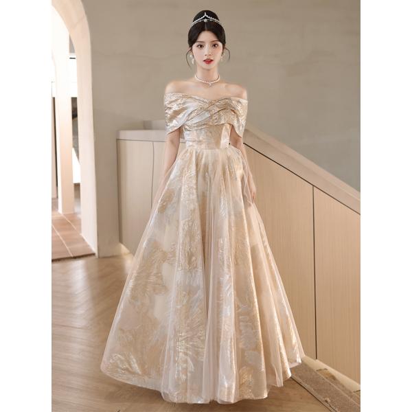 ロングドレス 演奏会 安い カラードレス ゴールド シルバー 花嫁 カクテルドレス 結婚式 イブニン...