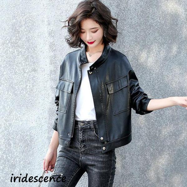 レディース革ジャン 本革 春冬 レザージャケット ライダースジャケット バイクウェア シングル 女性...