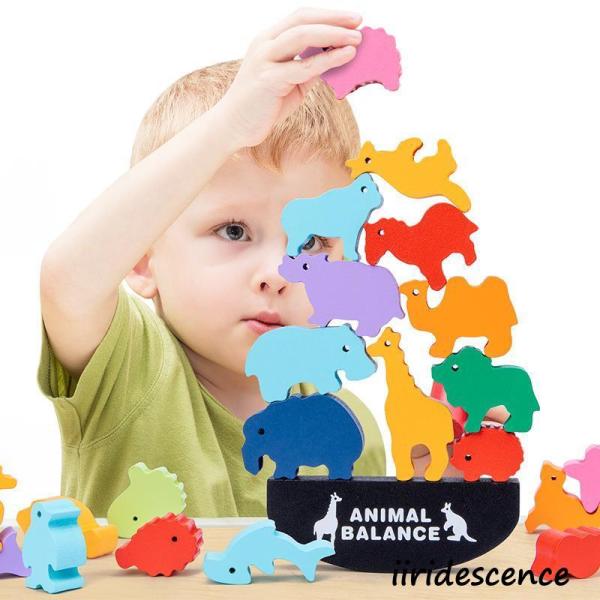 積み木 バランスゲーム おもちゃ 恐竜 動物 知育 パズル 知育玩具 6歳以上