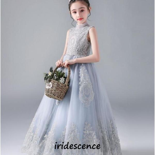 子供ドレス ピアノ発表会 ジュニアドレス ふんわりチュール160 150 140  演奏会 結婚式 ...