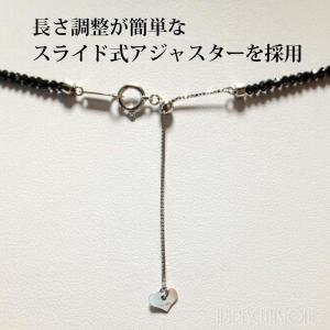 天然ブラックダイヤモンドネックレス【K18WG...の詳細画像5