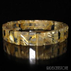 天然石　ルチルクォーツ　バングル 楽天市場】タイチンルチル バングル rutilelated quartz bangle
