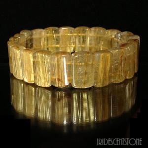 超目玉SALE！ハイランク♡天然石タイチンルチルクォーツバングル 超