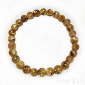 キャッツアイルチルクォーツブレスレット10mm玉 /パワーストーン